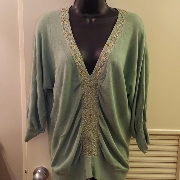 Arden B Sweaters - ARDEN MINT GREEN SWEATER
